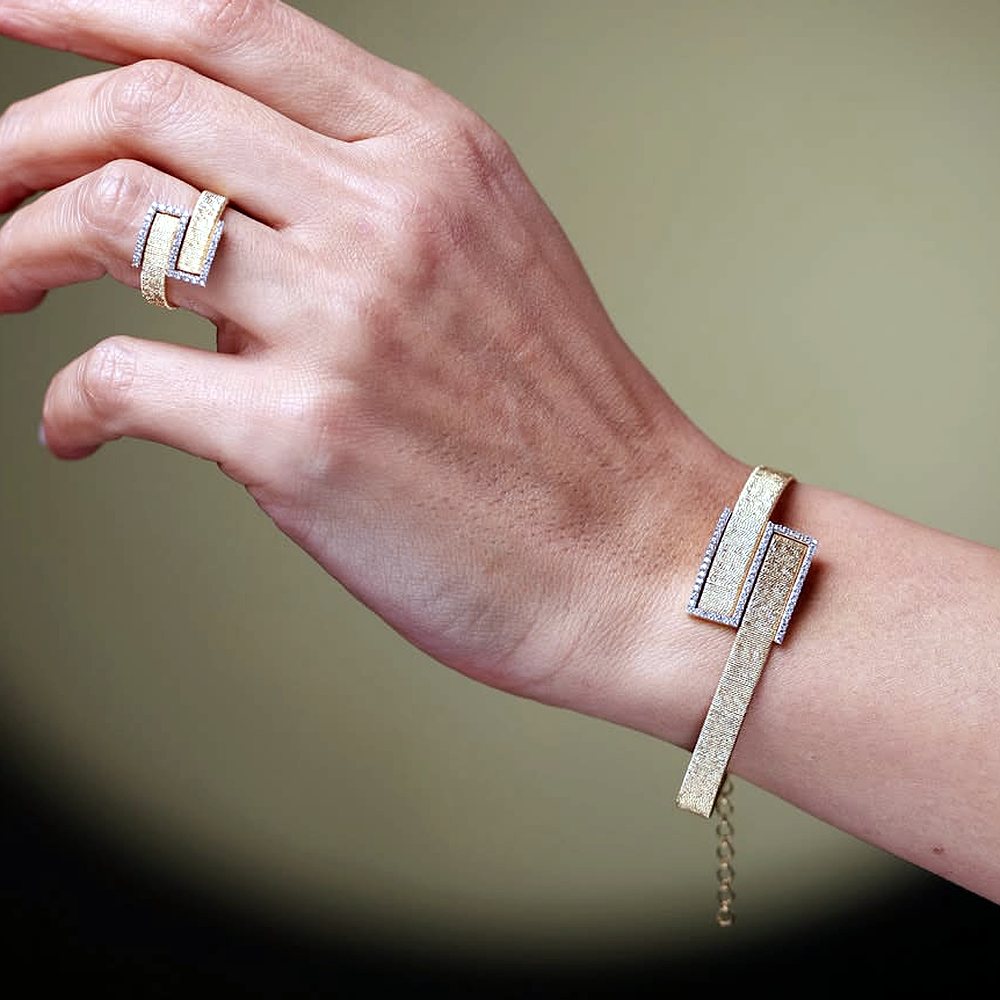 Rectangle ring and bangle